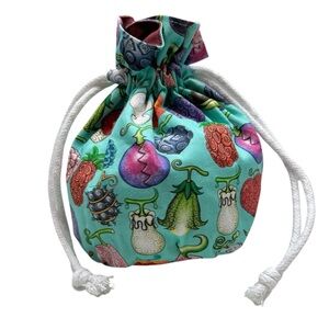 Dice Bag For Tabletop Games Gift Bag Drawstring Bag Demon Fruit One Piece